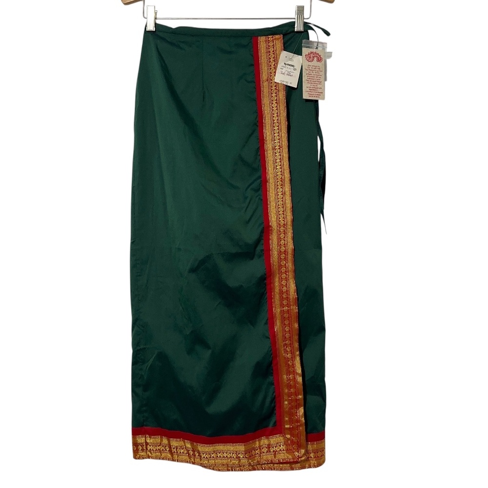 NWT Tramp Womens Vintage Sari Wrap Skirt Size S
